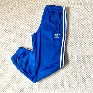 Blue Adidas Tracksuit Pants